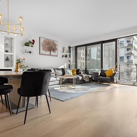 Spacious Modern 2Br Apartment At Central Oslo Barcode Dış mekan fotoğraf