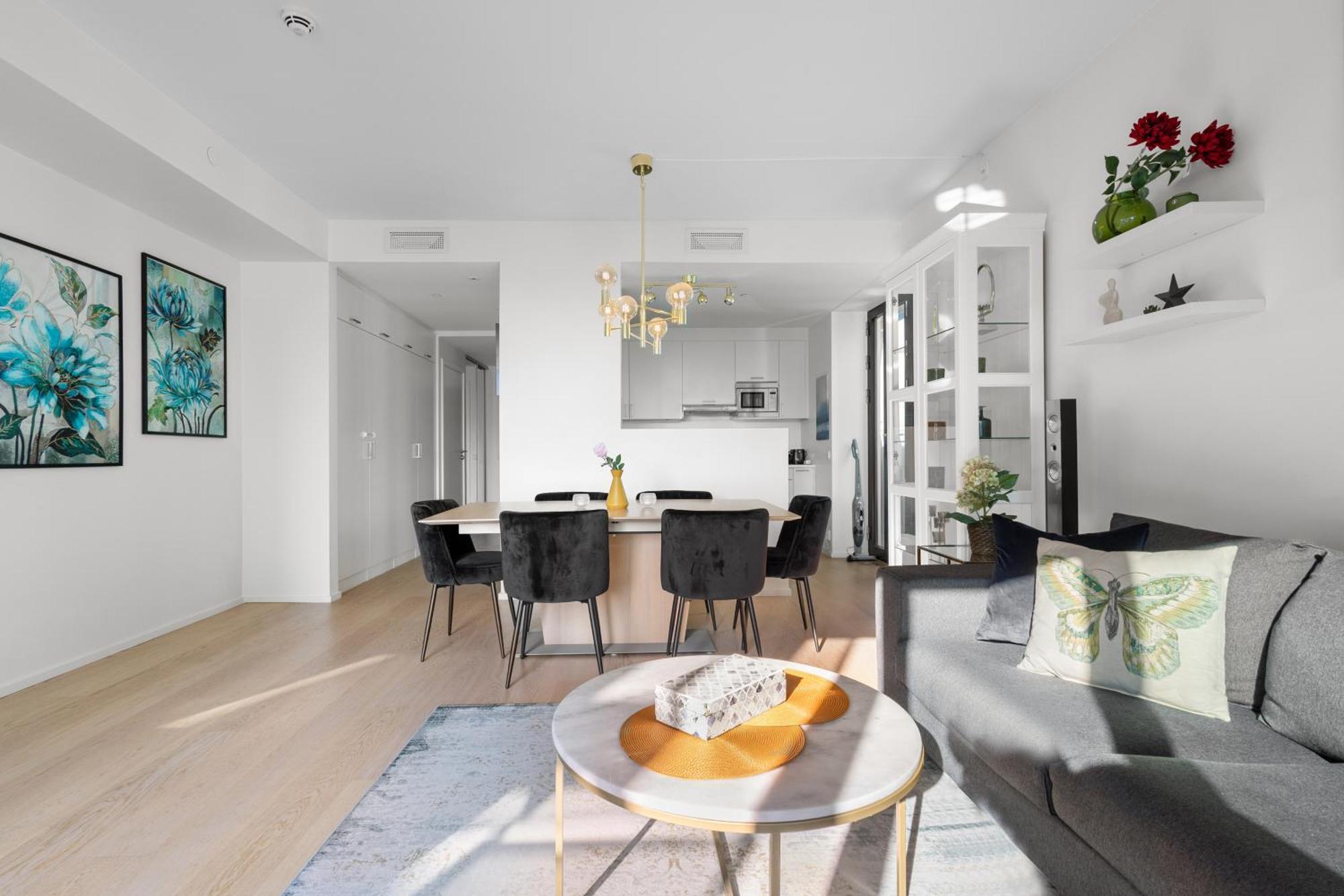 Spacious Modern 2Br Apartment At Central Oslo Barcode Dış mekan fotoğraf
