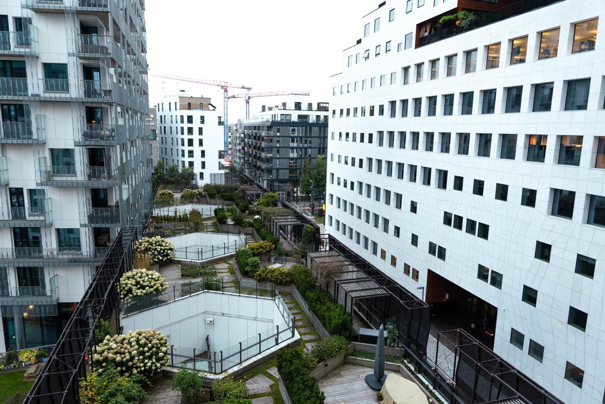 Spacious Modern 2Br Apartment At Central Oslo Barcode Dış mekan fotoğraf